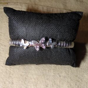 Beautiful Nomination Italy Extenstion Silver Butterfly Bracelet Now Only $30